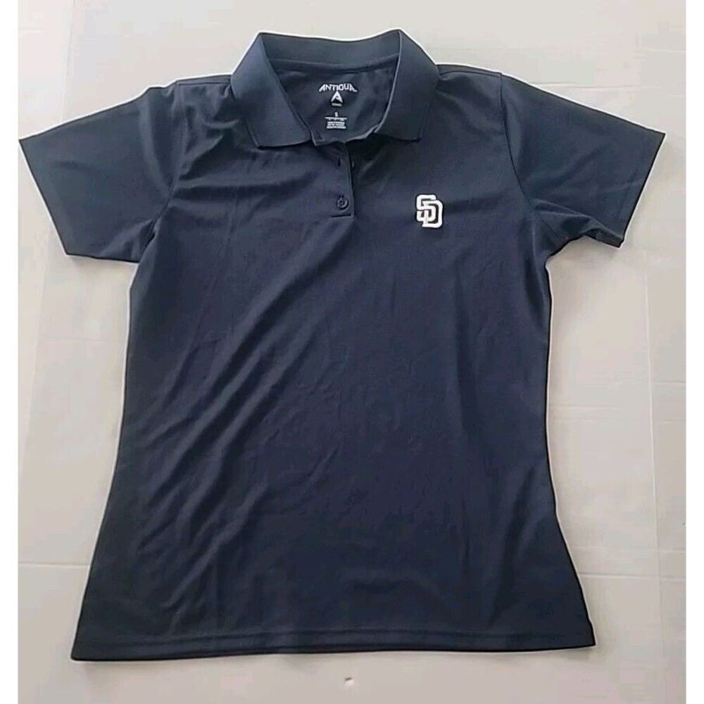 Antigua‎ Navy Blue  Short Sleeve SD Logo Small Shirt